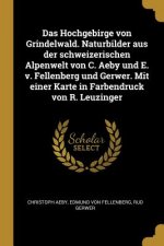 Das Hochgebirge Von Grindelwald. Naturbilder Aus Der Schweizerischen Alpenwelt Von C. Aeby Und E. V. Fellenberg Und Gerwer. Mit Einer Karte in Farbend