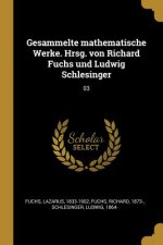 Gesammelte Mathematische Werke. Hrsg. Von Richard Fuchs Und Ludwig Schlesinger: 03