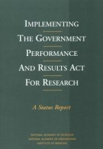 Implementing the Government Performance and Results ACT for Research: A Status Report