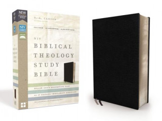 NIV, Biblical Theology Study Bible, Bonded Leather, Black, Comfort Print: Follow God's Redemptive Plan as It Unfolds Throughout Scripture