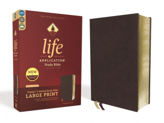 Niv, Life Application Study Bible, Third Edition, Large Print, Bonded Leather, Burgundy, Red Letter Edition