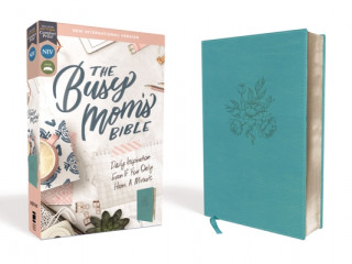 Niv, Busy Mom's Bible, Leathersoft, Teal, Red Letter Edition, Comfort Print: Daily Inspiration Even If You Only Have One Minute
