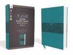 NASB, Super Giant Print Reference Bible, Leathersoft, Teal, Red Letter, 1995 Text, Comfort Print