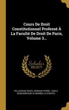 Cours De Droit Constitutionnel Professé ? La Faculté De Droit De Paris, Volume 3...