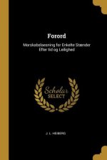 Forord: Morskabslaesning for Enkelte St?nder Efter tid og Leilighed