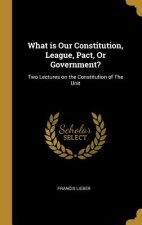 What is Our Constitution, League, Pact, Or Government?: Two Lectures on the Constitution of The Unit