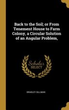 Back to the Soil; or From Tenement House to Farm Colony, a Circular Solution of an Angular Problem,