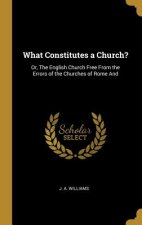 What Constitutes a Church?: Or, The English Church Free From the Errors of the Churches of Rome And