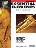 Essential Elements for Band - Book 2 with Eei: Trombone (Book/Online Media) [With CD (Audio)]