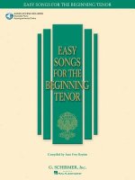 Easy Songs for Beginning Singers - Tenor Book/Online Audio [With CD (Audio)]