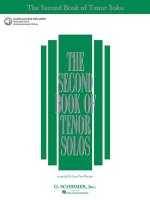 The Second Book of Tenor Solos: With Online Piano Accompaniments [With 2 CD's]