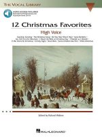 12 Christmas Favorites: The Vocal Library High Voice [With CD]