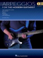Arpeggios for the Modern Guitarist: The Complete Guide, Including Theory, Patterns, Techniques and Applications [With CD (Audio)]