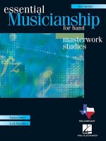 Essential Musicianship for Band: Masterwork Studies-Alto Clarinet [With 2 CDs]