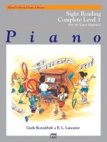 Alfred's Basic Piano Library Sight Reading Book Complete, Bk 1: For the Later Beginner