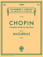 Mazurkas: Schirmer Library of Classics Volume 1548 Piano Solo