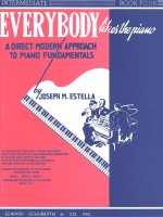 Everybody Likes the Piano: A Direct Modern Approach to Piano Fundamentals - Book 4