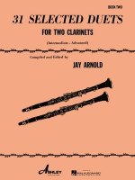 31 Selected Duets for Two Clarinets: Intermediate/Advanced