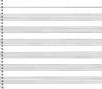 73. Spiral Book 6-Stave: Passantino Manuscript Paper