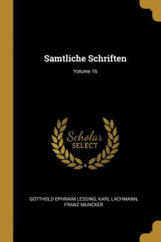 Samtliche Schriften; Volume 16