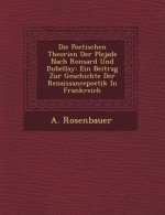 Die Poetischen Theorien Der Plejade Nach Ronsard Und Dubellay: Ein Beitrag Zur Geschichte Der Renaissancepoetik in Frankreich