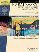 Kabalevsky Pieces for Children: Opus 27 and Opus 39 [With CD (Audio)]