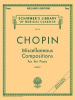 Miscellaneous Compositions: Schirmer Library of Classics Volume 36 Piano Solo
