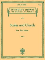 Scales and Chords in All the Major and Minor Keys: Schirmer Library of Classics Volume 392 Piano Technique