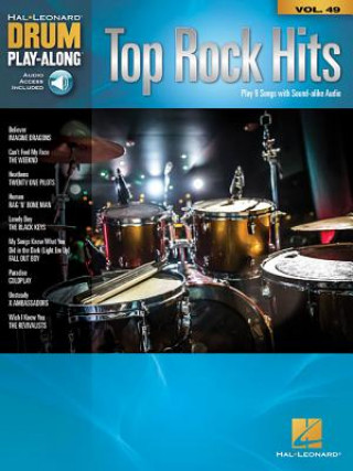 Top Rock Hits: Drum Play-Along Volume 49