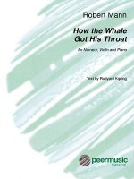 How the Whale Got His Throat: For Narrator, Violin, and Piano (2 Scores and Violin Part)