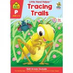 School Zone Tracing Trails Workbook with Stickers