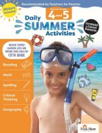 Daily Summer Activities: Between 4th Grade and 5th Grade, Grade 4 - 5 Workbook: Moving from 4th Grade to 5th Grade, Grades 4-5