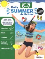Daily Summer Activities: Between 6th Grade and 7th Grade, Grade 6 - 7 Workbook: Moving from 6th Grade to 7th Grade, Grades 6-7