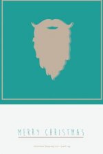 Christmas Shopping List + Card Log: Green Santa Beard