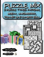 Puzzle Mix: 5 Puzzle types: Futoshiki, Masyu, Linesweeper, Trinudo and Number Ball.