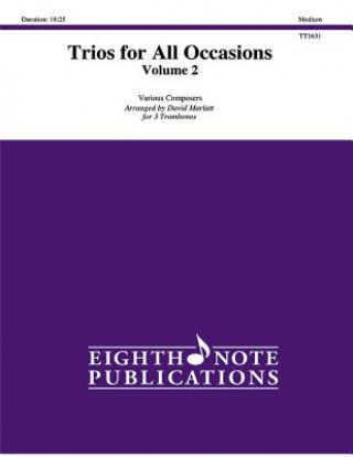 Trios for All Occasions, Vol 2: 3 Trombones, Score & Parts