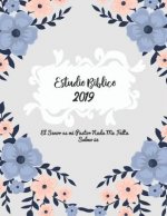 Estudio Biblico 2019 El Senor Es Mi Pastor NADA Me Falta Salmo 23: Libreta de Oracion, 8.5 X 11 In, 120 Pp, Papel Blanco Rayado Libreta de Apuntes