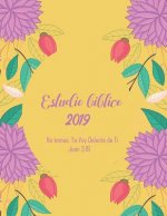 Estudio Biblico 2019 No Temas Yo Voy Delante de Ti Juan 3: 16: Libreta de Oracion, 8.5 X 11 In, 120 Pp, Papel Blanco Rayado Libreta de Apuntes