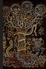 Grimoire Spell Book: Book of Shadows Layout with Cornell Notes for Manifestation Updates - Tree of Knowledge
