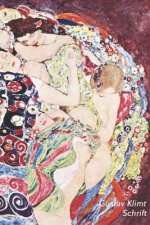 Gustav Klimt Schrift: de Maagden - Artistiek Dagboek - Ideaal Voor School, Studie, Recepten of Wachtwoorden - Stijlvol Notitieboek Voor Aant