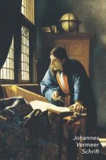 Johannes Vermeer Schrift: de Geograaf - Artistiek Dagboek Voor Aantekeningen - Stijlvol Notitieboek - Ideaal Voor School, Studie, Recepten of Wa