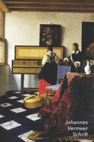 Johannes Vermeer Schrift: de Muziekles - Artistiek Dagboek Voor Aantekeningen - Stijlvol Notitieboek - Ideaal Voor School, Studie, Recepten of W