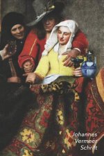 Johannes Vermeer Schrift: de Koppelaarster - Artistiek Dagboek - Ideaal Voor School, Studie, Recepten of Wachtwoorden - Stijlvol Notitieboek Voo