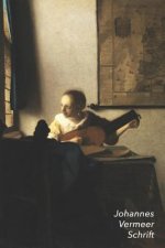 Johannes Vermeer Schrift: de Luitspeelster - Artistiek Dagboek Voor Aantekeningen - Stijlvol Notitieboek - Ideaal Voor School, Studie, Recepten