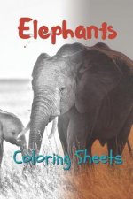 Elephant Coloring Sheets: 30 Elephant Drawings, Coloring Sheets Adults Relaxation, Coloring Book for Kids, for Girls, Volume 3