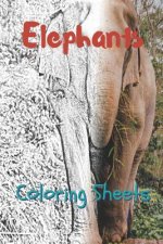 Elephant Coloring Sheets: 30 Elephant Drawings, Coloring Sheets Adults Relaxation, Coloring Book for Kids, for Girls, Volume 10