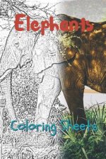 Elephant Coloring Sheets: 30 Elephant Drawings, Coloring Sheets Adults Relaxation, Coloring Book for Kids, for Girls, Volume 14