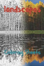 Landscape Coloring Sheets: 30 Landscape Drawings, Coloring Sheets Adults Relaxation, Coloring Book for Kids, for Girls, Volume 9