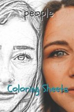 People Coloring Sheets: 30 People Drawings, Coloring Sheets Adults Relaxation, Coloring Book for Kids, for Girls, Volume 4
