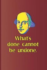 What's Done Cannot Be Undone.: A Quote from Macbeth by William Shakespeare